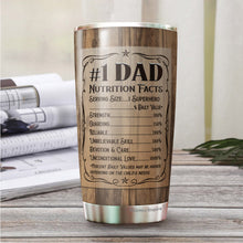 Load image into Gallery viewer, Best Dad Ever Tumbler 20Oz - The Man The Myth The Legend Travel Coffee Mug - Tumbler Gifts for Dad, Father, Bonus Dad, Father-in-law, Birthday, Christmas, Father&#39;s Day Tumbler Gifts