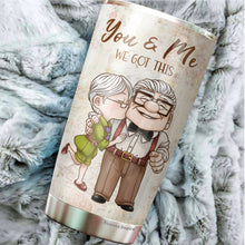 Load image into Gallery viewer, Couple Tumbler - Gift For Wife From Husband - Valentine Tumbler - Couple Gift - Gifts for Anniversary Couple - You and Me We Got This Tumbler - Gifts For Her - Gifts For Wife - Tumbler 20oz
