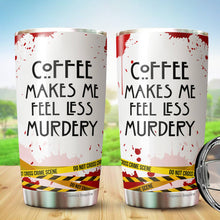 Load image into Gallery viewer, Horry Movie Tumbler 20 Oz- Crime Scene True Crime Tumbler 20Oz - Stainless Steel Travel Tumbler - Funny Gifts for Men, Women, Friends