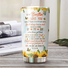 Load image into Gallery viewer, YANBI Gifts For Bestie - You Are My Person Tumbler - Bestie Tumbler For Women - Best Friend Sunflower Tumbler - Gifts For Best Friend - Best Friends Tumbler For Women