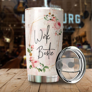 Work Bestie Tumbler - Work Bestie Definition Tumbler - Work Bestie Tumbler For Women - Gift For Colleagues, Coworker, Friends - Gift For Best Friend