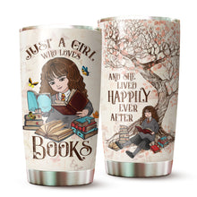 Load image into Gallery viewer, Book Tumbler - Gifts for Readers - Book Cup - Book Reader Tumbler - Book Lover Mug - Gifts for Book Lovers Women on Birthday, Valentine, Christmas - Book Lover Tumbler - Gifts for Bookworms, Nerd