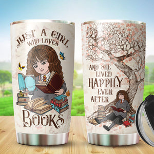 Book Tumbler - Gifts for Readers - Book Cup - Book Reader Tumbler - Book Lover Mug - Gifts for Book Lovers Women on Birthday, Valentine, Christmas - Book Lover Tumbler - Gifts for Bookworms, Nerd