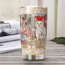 Load image into Gallery viewer, Kozmoz Inspire Cat Lover Gifts - The Original Tarot Cat Meme Gifts For Cat Lovers - Cute Cats Mug - Funny Things For Cat Owners - Tumbler 20 oz Gifts For Women, Men on Christmas, Birthday