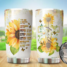 Load image into Gallery viewer, Gifts For Women - Inspiration Religious Gift - Sunflower Christian Mug - You Are Beautiful Bible Verse Tumbler For Friend Gifts - Women Gifts For Christmas Holiday - Gifts For Mom, Aunt, Sister