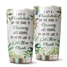 Load image into Gallery viewer, Gifts for Plant Lovers - Plant Tumbler - Plantaholic Tumbler - Gifts for Gardeners - Gift for Friend, Coworker, Colleagues on Birthday, Christmas, Valentine - Cactus Coffee Cup - Plant Lover Mug