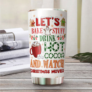 Christmas Gifts - Christmas Decorations - Christmas Movie Gift - Christmas Mugs for Men, Women - Gifts For Dad, Mom, Friends, Coworkers on Christmas - This is My Christmas Movies Watching Tumbler