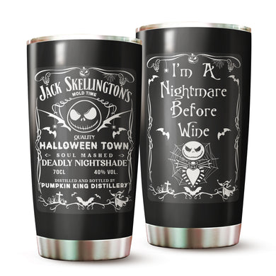 Halloween Gifts - Halloween Mugs - Halloween Decorations - Horror Movies Lover Gifts - Horror Characters Tumbler - Pumpkin Cup For Men, Women, Besties, Coworkers