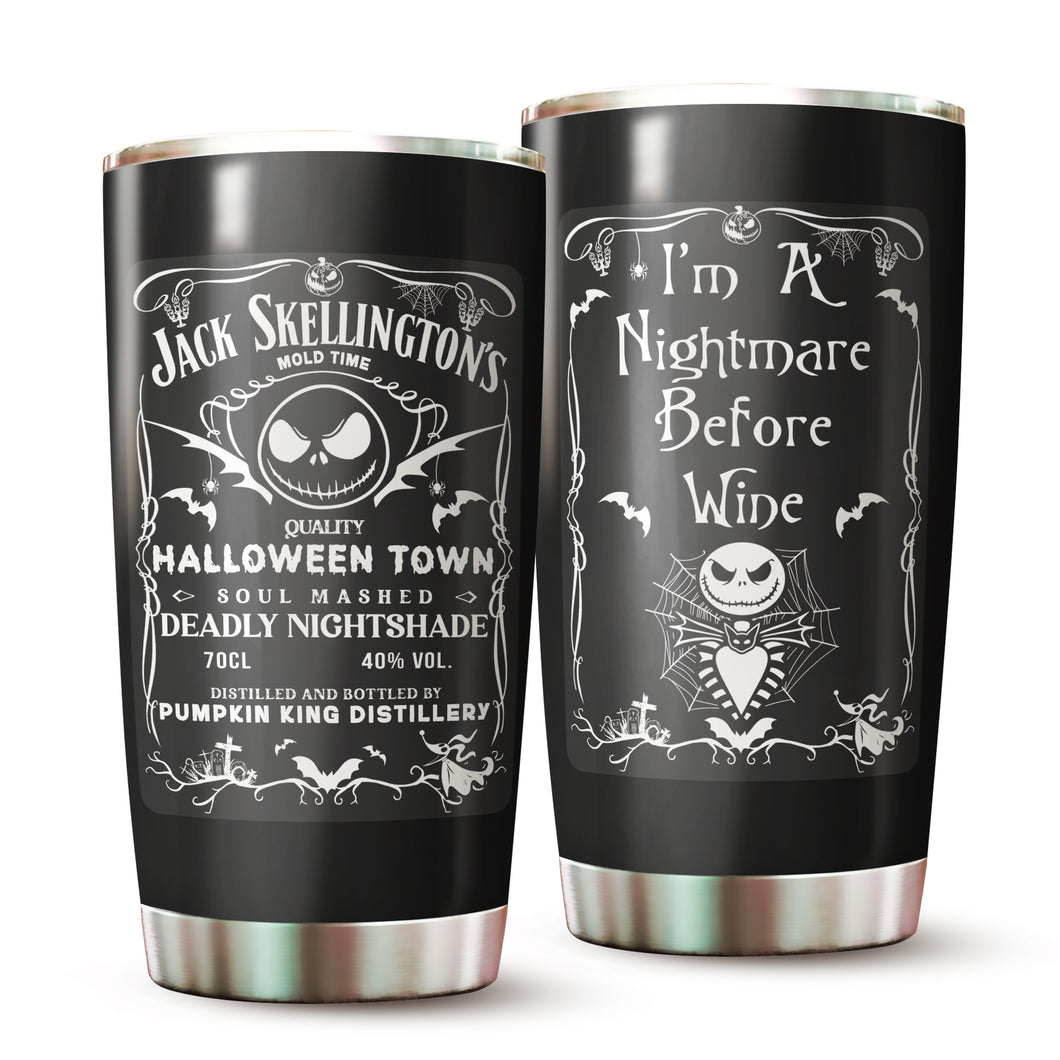 Halloween Gifts - Halloween Mugs - Halloween Decorations - Horror Movies Lover Gifts - Horror Characters Tumbler - Pumpkin Cup For Men, Women, Besties, Coworkers