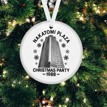 Load image into Gallery viewer, Christmas Movie Ornaments - Nakatomi Plaza Christmas Party 1988 - 2022 Christmas Ornaments