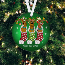 Load image into Gallery viewer, Cartoon Dog in Socks Ornament - Outdoor Christmas Decorations - Hanging Christmas Decorations - Christmas Decorations for Home