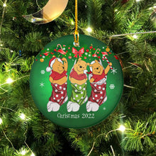 Load image into Gallery viewer, Character Christmas Ornaments - Christmas Decorations - Cute Bear in Socks Ornament - Christmas Decorations for Tree