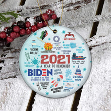 Load image into Gallery viewer, Kozmoz Inspire 2021 Christmas Ornament, 2021 Pandemic Commemorative Ornament, 2021 A Year to Remember Ornament, Christmas Tree Decor (2021 A Year to Remember, Pack 1)…