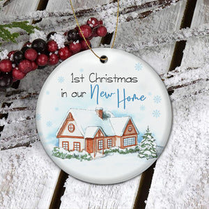 First Christmas in Our New Home 2021,First Home Ornament,New Home Gift,Housewarming Gift,Christmas Ornament,First Home Gift (First Christmas in Our New, Pack 1)…