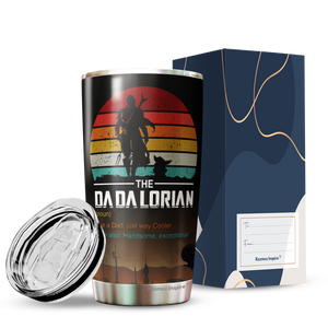 Dadalorian Tumbler - Tumblers For Dad From Daughter, Son, Kids - Dad Life Tumbler - Birthday  Gifts For Dad Tumbler - Gifts Idea For Dad, Daddy, Father - Fathers Gifts - Tumbler 20oz