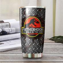 Load image into Gallery viewer, Fatherhood Is A Walk In The Park Tumbler - Tumblers For Dad From Daughter, Son, Kids - Birthday Gifts For Dad Tumbler - Gifts Idea For Dad, Daddy, Father - Fathers Gifts - Tumbler 20oz