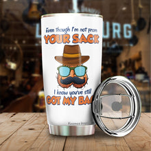 Load image into Gallery viewer, Kozmoz Inspire Bonus Dad Nutrition Facts Tumbler Gifts - Even Though I&#39;m Not From Your Tumbler - Tumbler Gift Father In law Step Dad Bonus Dad Fathers Day, Tumbler 20 Oz