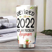 Load image into Gallery viewer, Kozmoz Inspire Retired Schedule Calendar Tumblers 20 Oz Gifts for Coworkers Office &amp; Family - Retirement Gifts for Women Men Dad Mom Tumblers