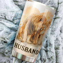 Load image into Gallery viewer, To My Husband Mug Lion Couple Tumbler - Birthday Christmas Tumbler Gifts for Husband - Best Ideas Gifts for Husband, Tumbler 20 oz