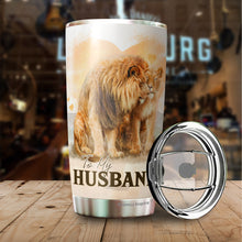 Load image into Gallery viewer, To My Husband Mug Lion Couple Tumbler - Birthday Christmas Tumbler Gifts for Husband - Best Ideas Gifts for Husband, Tumbler 20 oz