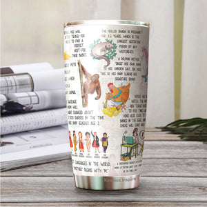 Mom-Entous Mother Facts Tumbler - Best Mom Tumbler - New Mom Tumbler - Birthday Gifts For Mom from Daughter, Son, Kids - 1st Mother's Day Tumbler  - Gift for Mom on Mother's Day, Christmas, Birthday, Tumbler 20 Oz