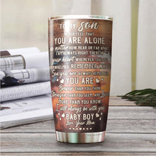 Load image into Gallery viewer, To My Son Tumbler from Mom - To My Son Lion Tumbler - Birthday Gifts For Son From Mom - Tumbler Gift for Son on Mother&#39;s Day, Christmas, Birthday - Tumbler 20oz