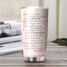 Load image into Gallery viewer, Kozmoz Inspire To My Daughter Tumbler 20oz - Heart Tumbler - Pink Tumbler For Girl - Gifts for Birthday, Christmas, Graduation - Gift From Mom, Dad - Gift to Daughter, Little Girl, Family Members