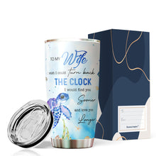 Load image into Gallery viewer, Kozmoz Inspire To My Wife Turtles Couple Tumbler 20oz - Tumbler Gifts for Wife, Her, Women's Day, Wife's Birthday, Aniversary, Mothers Day 2022