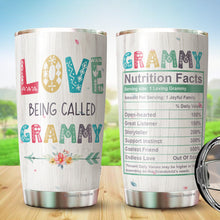 Load image into Gallery viewer, Love Being Called Grandma Coffee Tumbler 20oz - Gifts For Women Grandma Coffee Tumbler Mothers Day Gifts - Gift Women Grandma Gifts -Gifts From Grandson Grandkids Grandma Tumbler