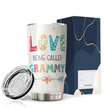 Load image into Gallery viewer, Love Being Called Grandma Coffee Tumbler 20oz - Gifts For Women Grandma Coffee Tumbler Mothers Day Gifts - Gift Women Grandma Gifts -Gifts From Grandson Grandkids Grandma Tumbler