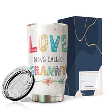 Load image into Gallery viewer, Love Being Called Granny Coffee Tumbler 20oz - Gifts For Women Grandma Coffee Tumbler Mothers Day Gifts - Gift Women Grandma Gifts -Gifts From Grandson Grandkids Grandma Tumbler