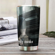 Load image into Gallery viewer, Hey You You're Finally Awake Tumbler 20 Oz - Gaming Tumbler - Elder Scrolls Inspired Mug, Coffee Stats, Gamer Gift, Birthday Gift, Coffee Mug, Coffee Stats, Sublimation