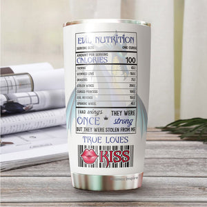 Villains Tumbler - Evil Nutrition Facts Tumblers - Mistress of all evil Tumbler - Birthday Gifts For Her, Women, Men, Coworker Friends - Tumbler 20 Oz