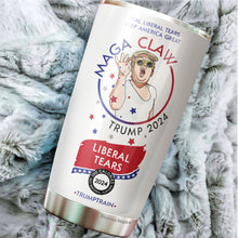 Load image into Gallery viewer, MAGA Trump 2024 Tumbler - Liberal Tears Tumblers - Trump Nutrition Facts Tumber - Trump 2024 Tumbler - Tumbler For Men, Women, Friends , Coworker - Tumbler 20 Oz