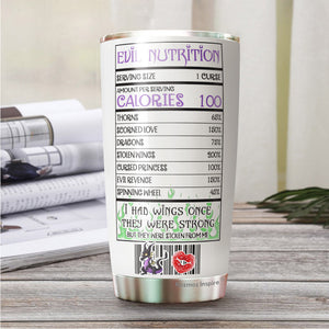 Villains Coffee Tumbler - Evil Nutrition Coffee Tumbler - Birthday Gifts For Her, Women, Men, Coworker, Friends - Tumbler 20 Oz