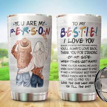 Load image into Gallery viewer, Best Friend Tumbler Gifts for Women Stainless Steel Tumbler - Novelty Best Friend, Soul Sisters, BFF, Coworker, BFF Birthday Gift Idea, Friendship Gifts for Women Tumbler 20Oz