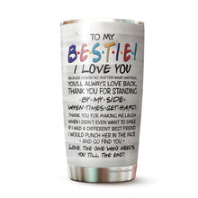 Load image into Gallery viewer, Best Friend Tumbler Gifts for Women Stainless Steel Tumbler - Novelty Best Friend, Soul Sisters, BFF, Coworker, BFF Birthday Gift Idea, Friendship Gifts for Women Tumbler 20Oz