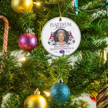 Load image into Gallery viewer, Queen Elizabeth II Platinum Jubilee Ornament - Christmas 2022 Ornaments, Christmas Tree Decor - Christmas Decorations