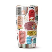 Load image into Gallery viewer, Dad Daily Affirmations Tumbler 20oz - Happy Father&#39;s Day Tumbler - Best Dad Tumbler - Birthday&#39;s Present for Dad, Husband, Daddy, Dadda, Papa - Gift from Kids, Childen, Daughter, Son