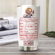 Load image into Gallery viewer, Horror Character Tumbler - Halloween Tumbler - Scary, Horror Tumbler - Christmas, Halloween, Birthday Gifts For Friends, Coworker, Men, Women - Tumbler 20 Oz