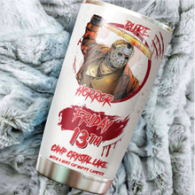 Load image into Gallery viewer, Horror Character Tumbler - Halloween Tumbler - Scary, Horror Tumbler - Christmas, Halloween, Birthday Gifts For Friends, Coworker - Jason Tumbler - Tumbler 20 Oz