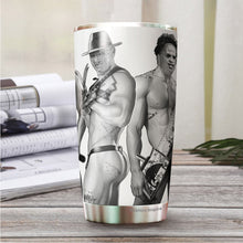 Load image into Gallery viewer, Horror Characters Tumbler - Halloween Tumbler - Horror Tumbler - Christmas, Halloween, Birthday Gifts For Friends, Coworker - Michael, Freddy, Jason Lovers Tumbler - Tumbler 20 Oz