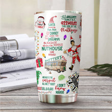 Load image into Gallery viewer, Christmas Vacation Tumbler - Cousin and Clark Tumbler - 80s Christmas Movie Tumbler - Tumbler For Friends, Men, Women, Coworker On Christmas - Tumbler 20 Oz