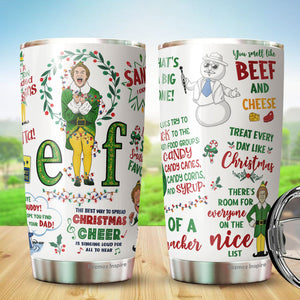 Elf Tumbler - Christmas Movie Tumbler - Christmas Tumbler - Gifts For Friend, Coworker, Women, Men On Christmas - Tumbler 20 Oz - Gifts for Christmas