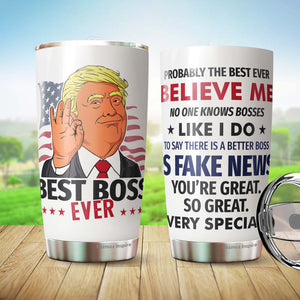 Best Boss Gifts For Men - Bosses Day Gifts For Women Bosses - Manager Gifts Boss Appreciation Gifts - Boss Birthday Gifts For Women Cool Gifts For Bosses - Gifts For Boss Men Christmas Tumbler