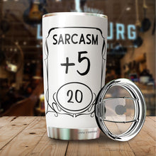 Load image into Gallery viewer, D&amp;D Stainless Steel Coffee Tumbler 20 Oz - Dungeons Funny Coffee Mugs Sarcasm - D And D Gift For Women Men - Great Gift For DnD Lovers Dragons - Great for Hot Drinks and Cold Beverages