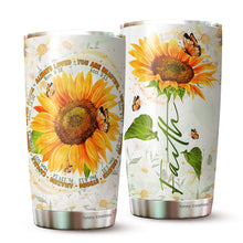 Load image into Gallery viewer, Inspirational Gifts - Personalized Sunflower Tumbler - Gifts For Women On Any Occasion - Your Are Beautiful Victorious Christian Gifts For Women Birthday Christmas 20 Oz Tumblers Travel Cup