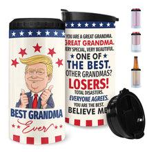 Load image into Gallery viewer, Best Grandma Ever Can Cooler Tumbler - Beverage Insulated Holder - 12oz Can Cooler Tumblers Travel Mug Cup Gift - Insulated Can Coozie Mug Christmas, Birthday, Gifts for Grandmas from Grandchildren