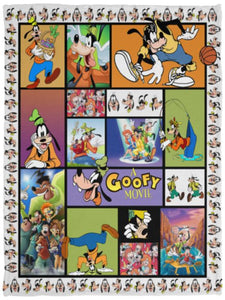 EH211103034 30x40 Disney Goofy Fleece Blanket, Goofy Throw Blanket for Bed Couch Sofa, Christmas Gifts 30x40