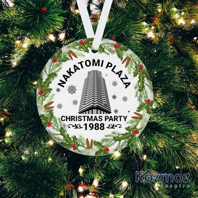 Nakatomi Plaza Christmas Party 1988 Ornaments - Christmas Decorations - Christmas Ornaments Gifts